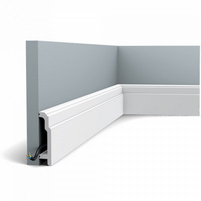 B&Q -  Sx155F Flexible Skirting Moulding 2 Pack4 Metres