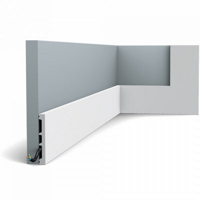 B&Q -  Sx163-Ral9003 Painted Skirting Moulding 7 Pack14 Metres