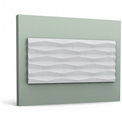 B&Q -  Acoustic 3D Wall Panel W112 Ridge 2 Pack