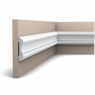 B&Q -  P8040F Flexible Premium Dado Moulding 2 Pack4 Metres