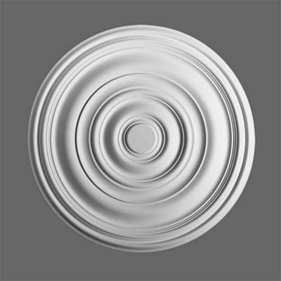B&Q -  R40 Simple Concentric Rings Ceiling Rose