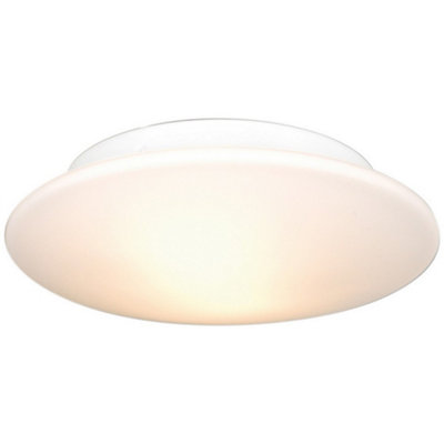 Luminosa Lighting Luminosa Dubro Flush Ceiling Light White from B&Q