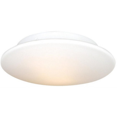 Luminosa Lighting Luminosa Dubro Flush Ceiling Light White from B&Q
