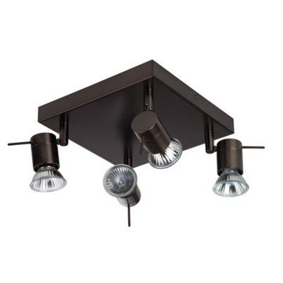 Luminosa Lighting Luminosa Penna 4 Light Spotlight Clusters Bronze