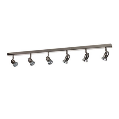 Luminosa Lighting Luminosa Bomba 6 Light Spotlight Bar Aluminum