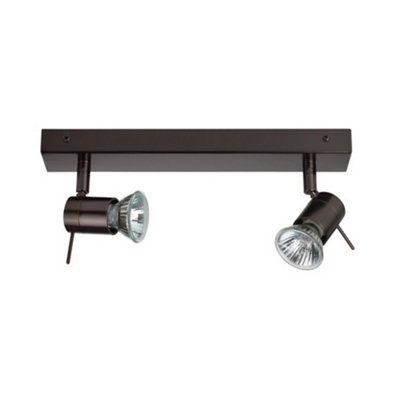 Luminosa Lighting Luminosa Penna 2 Light Twin Spotlight Bronze