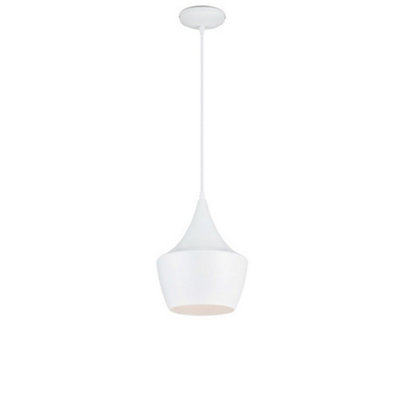 Luminosa Lighting Luminosa Tipi Dome Pendant Ceiling Lights White from B&Q