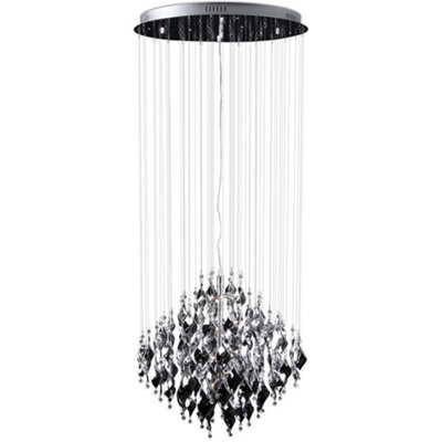 Luminosa Lighting Luminosa Harlekijn Pendant Ceiling Light Chrome from B&Q