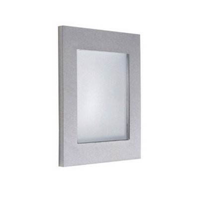 Luminosa Lighting Luminosa Square Recessed Wall Light Aluminum