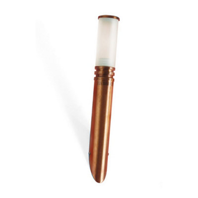 Luminosa Lighting Luminosa Inox Outdoor Modern Wall Light Brown Ip44 from B&Q