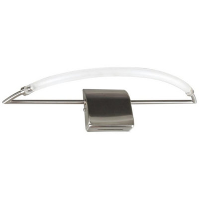 B&Q -  Luminosa Bathroom Over Mirror Light Stainless Steel