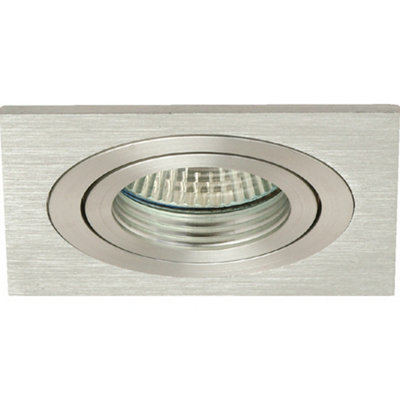 Luminosa Lighting Luminosa Luxi Square Recessed Downlight Aluminum from B&Q