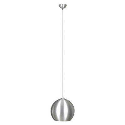 Luminosa Lighting Luminosa Penta Dome Pendant Ceiling Lights Satin Nickel from B&Q