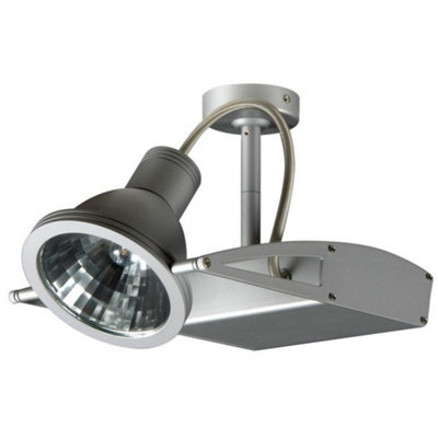 Luminosa Lighting Luminosa Single Spotlight Aluminum G12 Bulb from B&Q