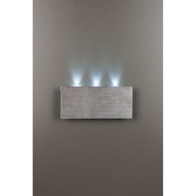 Luminosa Lighting Luminosa Guideme 3 Light Wall Uplight Aluminum