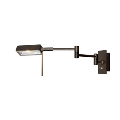 Luminosa Lighting Luminosa Mayfair Reading Light Bronze from B&Q