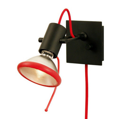 Luminosa Lighting Luminosa Single Spotlight Black from B&Q