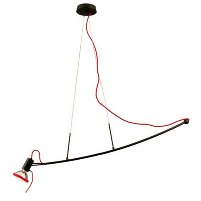 Luminosa Lighting Luminosa Parrot Pendant Ceiling Light Black from B&Q