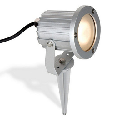 Luminosa Lighting Luminosa Carbonle Outdoor Spike Silver Ip67 from B&Q