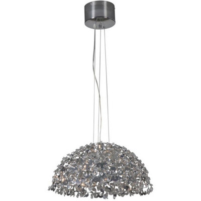 Luminosa Lighting Luminosa Nano Pendant Ceiling Light Aluminum from B&Q