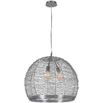 Luminosa Lighting Luminosa Colado Dome Pendant Ceiling Lights Aluminum from B&Q