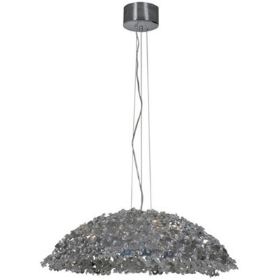 Luminosa Lighting Luminosa Nano Pendant Ceiling Light Aluminum from B&Q