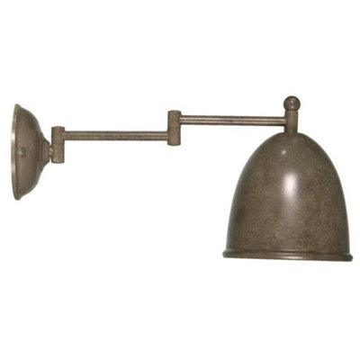 Luminosa Lighting Luminosa Pharmacy Dome Wall Light Rust from B&Q