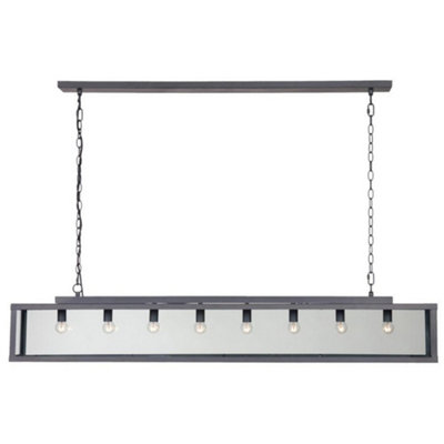 B&Q -  Luminosa Zenia 8 Light Straight Bar Pendant Ceiling Light Lead