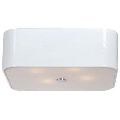 Luminosa Lighting Luminosa Quadro Cylindrical Ceiling Light White from B&Q