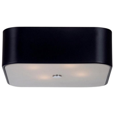 Luminosa Lighting Luminosa Quadro Cylindrical Ceiling Light Black from B&Q