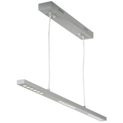 Luminosa Lighting Luminosa Minimum Straight Bar Pendant Ceiling Light White from B&Q