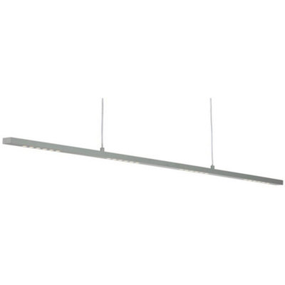 Luminosa Lighting Luminosa Minimum Straight Bar Pendant Ceiling Light White from B&Q