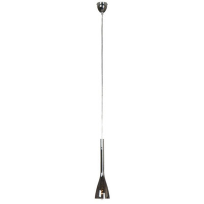 Luminosa Lighting Luminosa Vase Slim Pendant Ceiling Lights Chrome from B&Q
