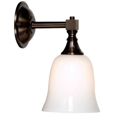 Luminosa Lighting Luminosa Classic Bathroom Wall Light Bronze Ip44 from B&Q