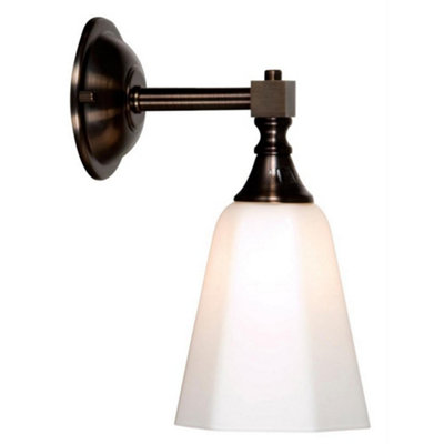 Luminosa Lighting Luminosa Classic Bathroom Wall Light Bronze Ip44 from B&Q