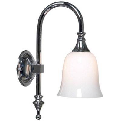 Luminosa Lighting Luminosa Classic Bathroom Wall Light Chrome Ip44 from B&Q