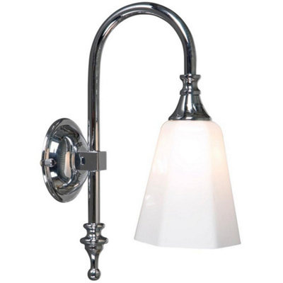 Luminosa Lighting Luminosa Classic Bathroom Wall Light Chrome Ip44 from B&Q