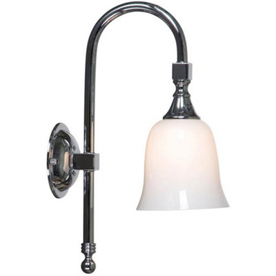 Luminosa Lighting Luminosa Classic Bathroom Wall Light Chrome Ip44 from B&Q