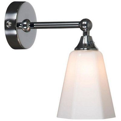 Luminosa Lighting Luminosa Classic Bathroom Wall Light Chrome Ip44 from B&Q