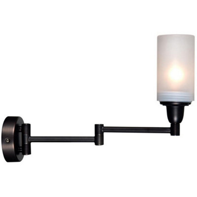 Luminosa Lighting Luminosa Classic Bathroom Wall Light Bronze Ip44 from B&Q