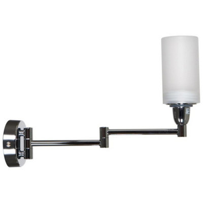 Luminosa Lighting Luminosa Classic Bathroom Wall Light Chrome Ip44 from B&Q