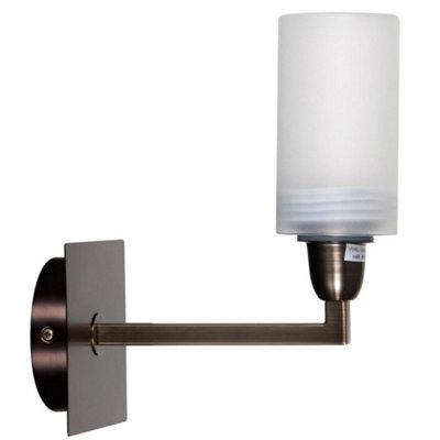 Luminosa Lighting Luminosa Classic Bathroom Wall Light Bronze Ip44 from B&Q