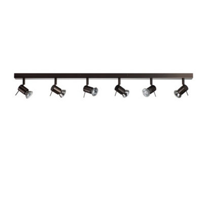Luminosa Lighting Luminosa Penna 6 Light Spotlight Bar Bronze