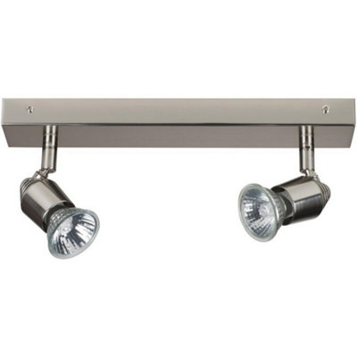 Luminosa Lighting Luminosa Bomba 2 Light Twin Spotlight Aluminum