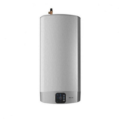 B&Q -  Velis 45 Wifi Brushed Metal 3Kw With Kit 3626307 Unvented Cylinder