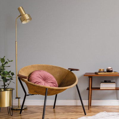 Galerie Luxe Silver Glamour Geo Smooth Wallpaper from B&Q