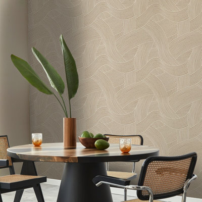 Belgravia Beige Maya Textured Geo