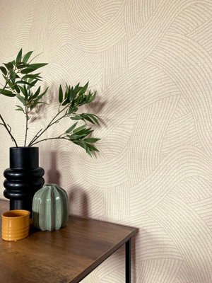 Belgravia Maya Textured Geo Cream from B&Q