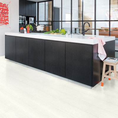 Quick-Step Impressive White Planks from B&Q