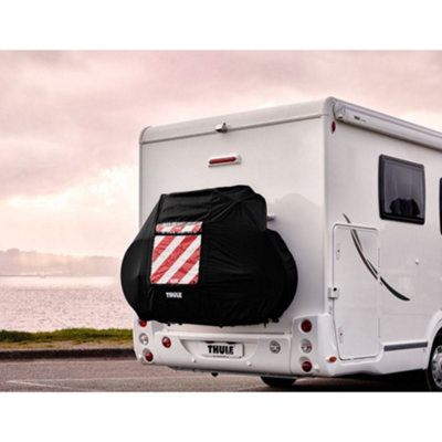 Thule 4 Bike Cover Black Bike Rack Cover 4 Bikes from B&Q